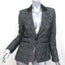 Veronica Beard Gia Tweed Dickey Jacket Black Plaid Size 4 One-Button Blazer
