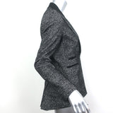 Veronica Beard Gia Tweed Dickey Jacket Black Plaid Size 4 One-Button Blazer