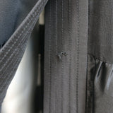 Zimmermann Sabotage Button-Front Maxi Skirt Black Striped Silk Size 1