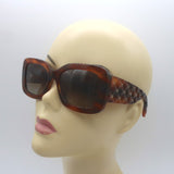 Chanel Quilted CC Polarized Sunglasses Amber Tortoise 54mm 5483-A 1077/S9