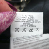 Camilla Drop Shoulder Frill Romper Black Embellished Silk Size Extra Small NEW