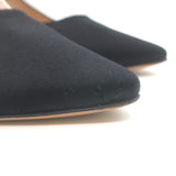 Vetements + Manolo Blahnik Satin Slingback Pumps Black Size 38