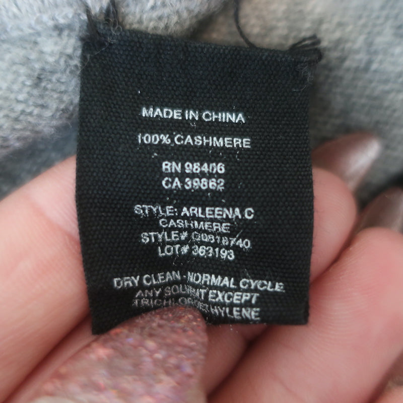 Theory Arleena Cashmere Joggers Heather Gray Size Petite