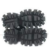 Prada Thunder Sport Sandals Black Leather Size 39