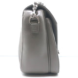 Saint Laurent Loulou Large Crossbody Gray Quilted Leather Chain Strap Bag