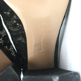 Gianvito Rossi Boleyn Boots Black Suede-Trimmed Lace Size 38.5