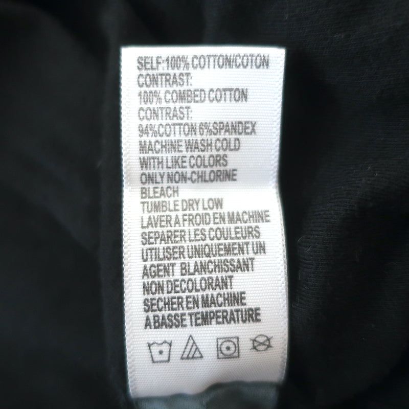 James Perse Drawstring-Hem Jacket Black Cotton Size 1