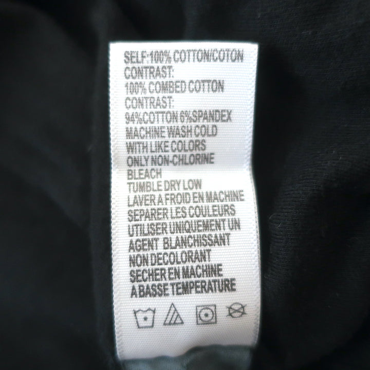 James Perse Drawstring-Hem Jacket Black Cotton Size 1