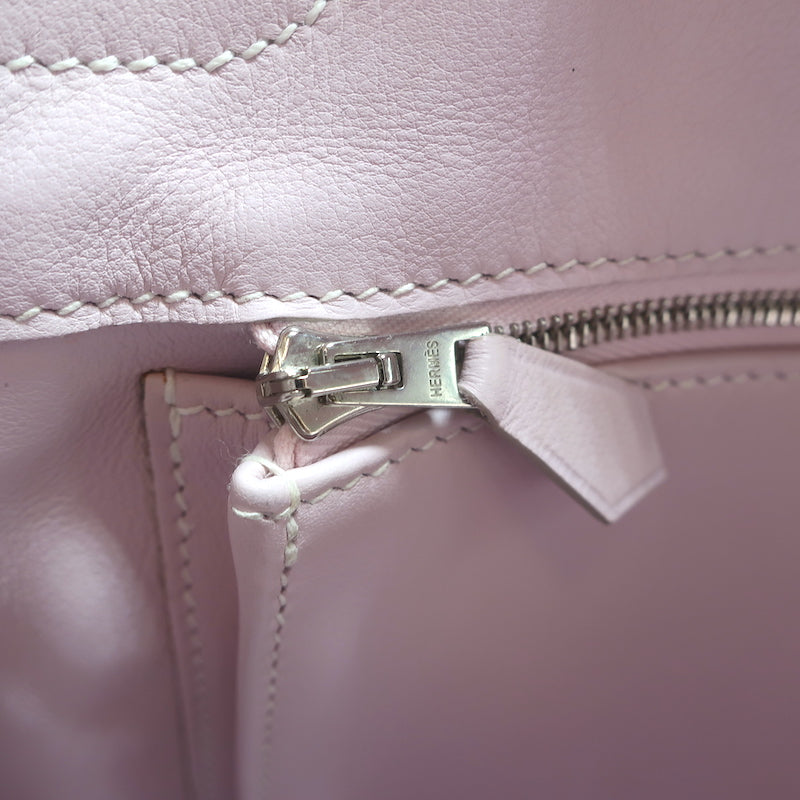 Hermes Birkin 30 Bag Rose Dragee Swift Leather Palladium Hardware