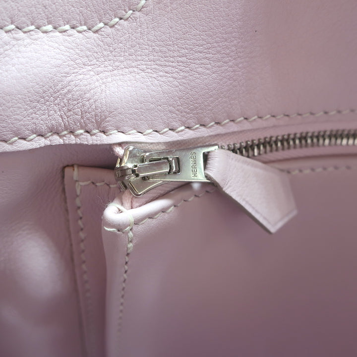 Hermes Birkin 30 Bag Rose Dragee Swift Leather Palladium Hardware