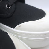 Celine Triomphe Platform High Top Sneakers Black Canvas Size 37 US 8