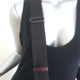 Bottega Veneta Ducale Intrecciato-Trim Bag Burgundy Leather Medium Crossbody