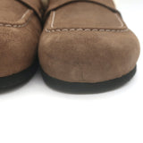 JW Anderson Shearling Penny Loafer Mules Brown Leather Size 38