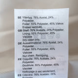 By Malene Birger Porter Blazer Champagne Satin Size 34 Three-Button Jacket