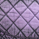 Chanel 2020 Denimpression Jumbo Chain Strap Quilted Flap Bag Purple