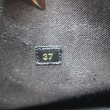 Celine Triomphe Platform High Top Sneakers Black Canvas Size 37 US 8