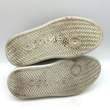 Celine Triomphe Platform High Top Sneakers Black Canvas Size 37 US 8