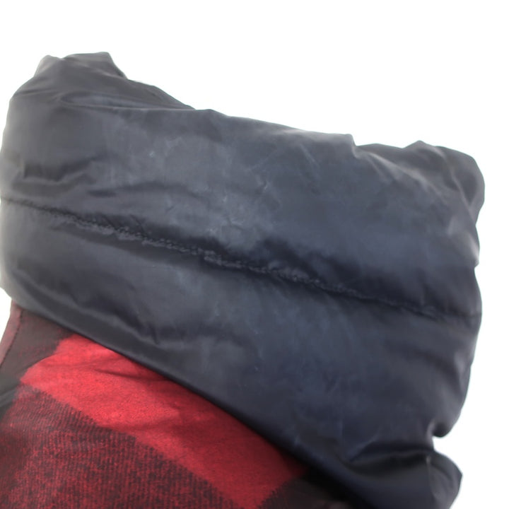 Polo Ralph Lauren Buffalo Check Reversible Poncho Black/Red Size Extra Small