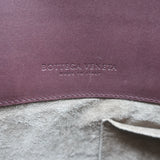 Bottega Veneta Ducale Intrecciato-Trim Bag Burgundy Leather Medium Crossbody