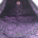 Chanel 2020 Denimpression Jumbo Chain Strap Quilted Flap Bag Purple