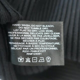 Proenza Schouler Bell Sleeve Midi Dress Black Ribbed Knit Size Small