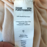 Diane von Furstenberg Colorblock Knit Long Sleeve Maxi Dress Multi Size Small