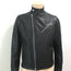 Vince Leather Biker Jacket Black Size Medium