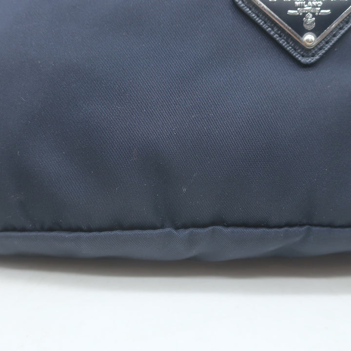 Prada Montagna Belt Bag Navy Tessuto Nylon Medium Crossbody