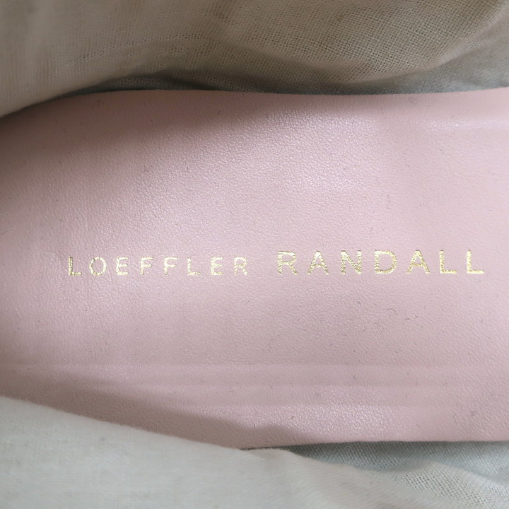 Loeffler Randall Leonie Ballet Flats Gold Metallic Leather Size 9