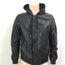 Vince Leather Hooded Bomber Jacket Black Size Medium