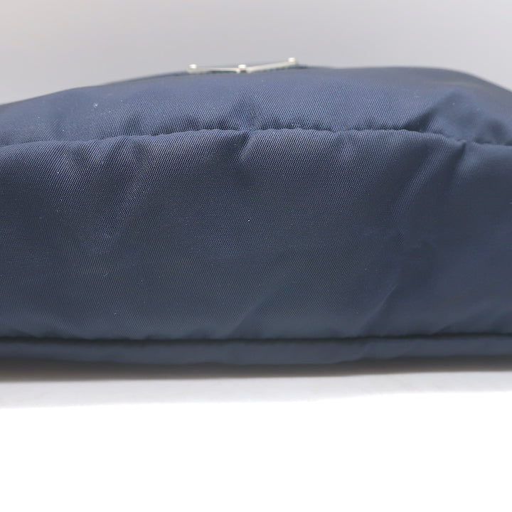 Prada Montagna Belt Bag Navy Tessuto Nylon Medium Crossbody