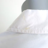 A.L.C. Monica Button Down Shirt White Cotton Size 4 Long Sleeve Top