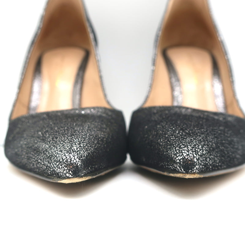 Gianvito Rossi Gianvito 105 Pumps Metallic Suede Size 39 Pointed Toe Heels