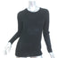 360 Sweater Cashmere Perforated Knit Sweater Black Size Small Crewneck Pullover