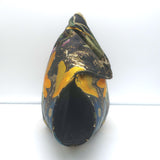 Alexander McQueen De Manta Dragonfly Print Satin Large Clutch Black/Multi