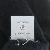 360 Sweater Cashmere Perforated Knit Sweater Black Size Small Crewneck Pullover