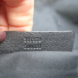 Alexander McQueen De Manta Dragonfly Print Satin Large Clutch Black/Multi