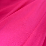 Isabel Marant Jalford Ruched Turtleneck Blouse Neon Pink Stretch Jersey Size 34