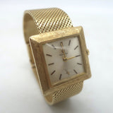 Vintage Omega 14K Gold Mesh Watch