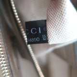 Gucci Bamboo Top Handle Tote Gold Pebbled Leather Medium Crossbody Bag