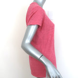 ATM Anthony Thomas Melillo Slub Jersey Schoolboy Tee Pink Size Medium NEW