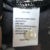 Trovata Birds of Paradis Quincy Blouse Black Gardenia Print Size Extra Small