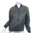 Elizabeth and James Quilted Bomber Jacket Lena Black Coated Cotton Size Small
