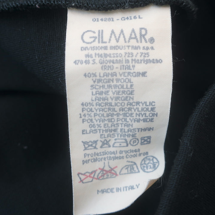 Sui Anna Sui Double Breasted Jacket Black Stretch Wool Size 42