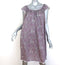 Pour Les Femmes Crochet Lace-Trim Nightgown Purple Floral Print Size Medium