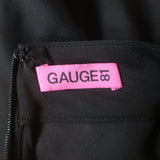 GAUGE81 Osaka Turtleneck Mini Dress Black Silk Size Extra Small