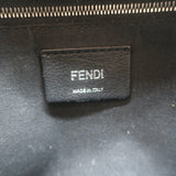 Fendi Zaino By The Way Floral-Embroidered Mini Backpack Black Grained Leather