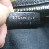 Fendi Zaino By The Way Floral-Embroidered Mini Backpack Black Grained Leather