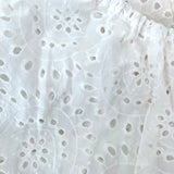 Natalie Martin Off the Shoulder Top Ella White Eyelet Size Extra Small