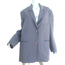 The Frankie Shop Oversized Blazer Gray Stretch Suiting Size Extra Small/Small